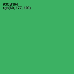 #3CB164 - Sea Green Color Image