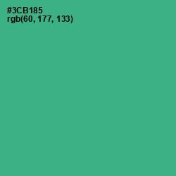 #3CB185 - Jungle Green Color Image