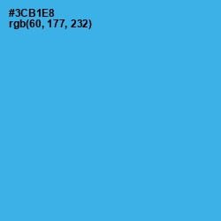 #3CB1E8 - Scooter Color Image