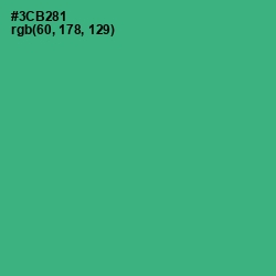 #3CB281 - Jungle Green Color Image