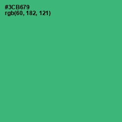 #3CB679 - Sea Green Color Image