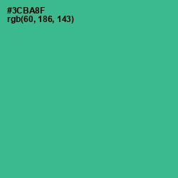 #3CBA8F - Keppel Color Image