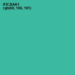 #3CBAA1 - Pelorous Color Image