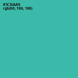 #3CBAA9 - Pelorous Color Image