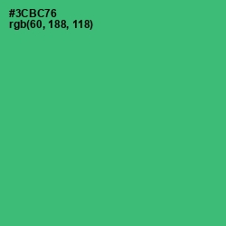 #3CBC76 - Sea Green Color Image