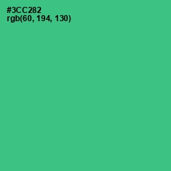 #3CC282 - Shamrock Color Image