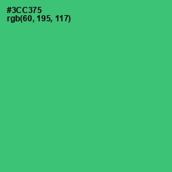 #3CC375 - Malachite Color Image