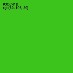 #3CC41D - Harlequin Color Image