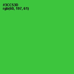 #3CC53D - Harlequin Color Image