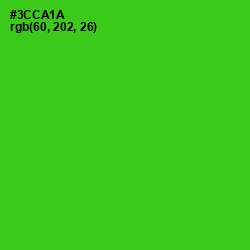 #3CCA1A - Harlequin Color Image