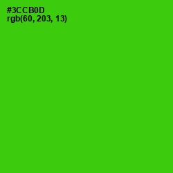 #3CCB0D - Harlequin Color Image