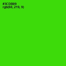 #3CDB09 - Harlequin Color Image