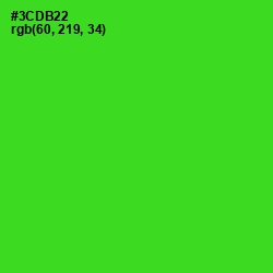 #3CDB22 - Harlequin Color Image