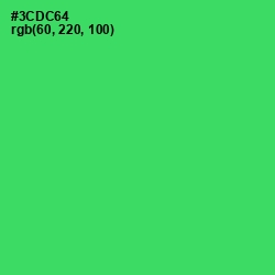 #3CDC64 - Malachite Color Image