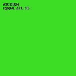 #3CDD24 - Harlequin Color Image