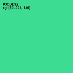 #3CDD92 - Shamrock Color Image