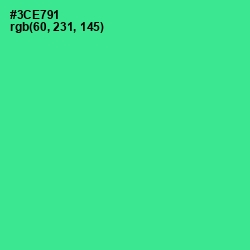 #3CE791 - Shamrock Color Image