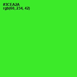 #3CEA2A - Harlequin Color Image