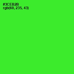 #3CEB2B - Harlequin Color Image