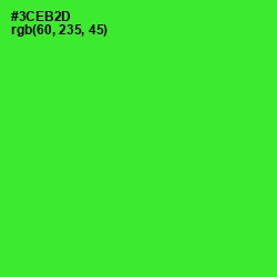 #3CEB2D - Harlequin Color Image