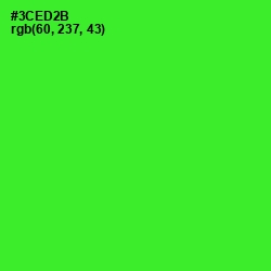 #3CED2B - Harlequin Color Image