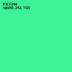 #3CF298 - Shamrock Color Image