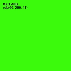 #3CFA0B - Harlequin Color Image