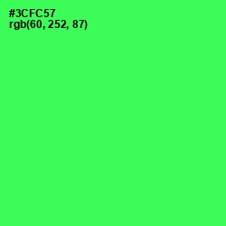 #3CFC57 - Malachite Color Image