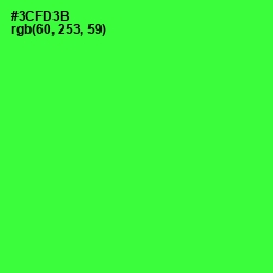 #3CFD3B - Harlequin Color Image