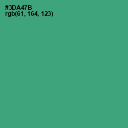 #3DA47B - Sea Green Color Image