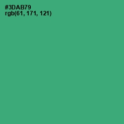 #3DAB79 - Sea Green Color Image