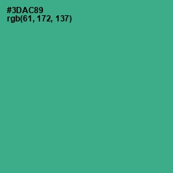 #3DAC89 - Jungle Green Color Image