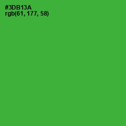 #3DB13A - Forest Green Color Image
