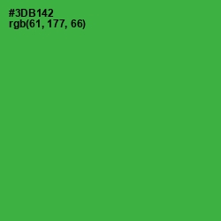 #3DB142 - Sea Green Color Image