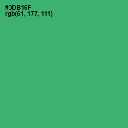 #3DB16F - Sea Green Color Image