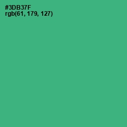 #3DB37F - Sea Green Color Image