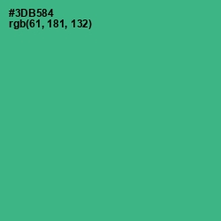 #3DB584 - Jungle Green Color Image
