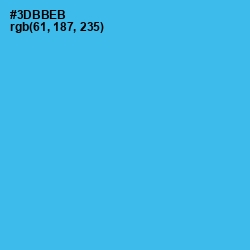 #3DBBEB - Scooter Color Image