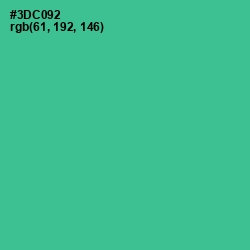 #3DC092 - Shamrock Color Image