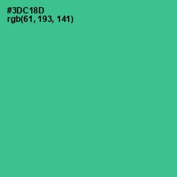 #3DC18D - Shamrock Color Image
