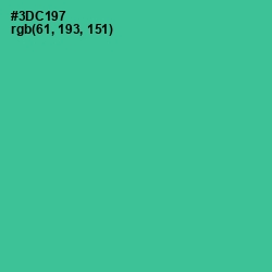 #3DC197 - Shamrock Color Image