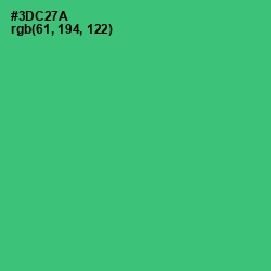 #3DC27A - Malachite Color Image