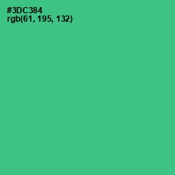 #3DC384 - Shamrock Color Image