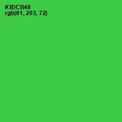 #3DCB48 - Malachite Color Image