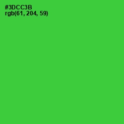#3DCC3B - Harlequin Color Image