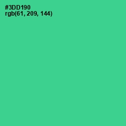 #3DD190 - Shamrock Color Image