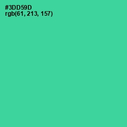 #3DD59D - Shamrock Color Image