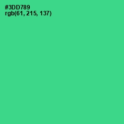 #3DD789 - Shamrock Color Image