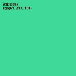 #3DD997 - Shamrock Color Image