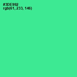 #3DE992 - Shamrock Color Image